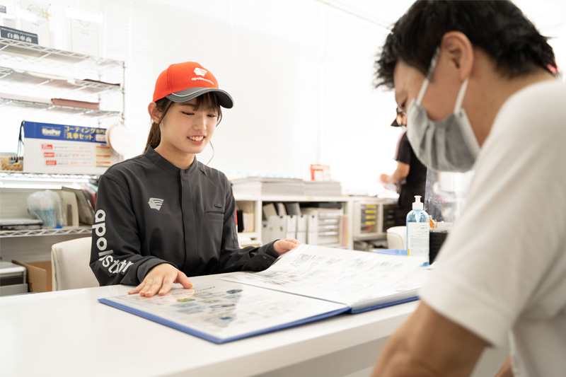 ご予約した日に店舗までお越しください