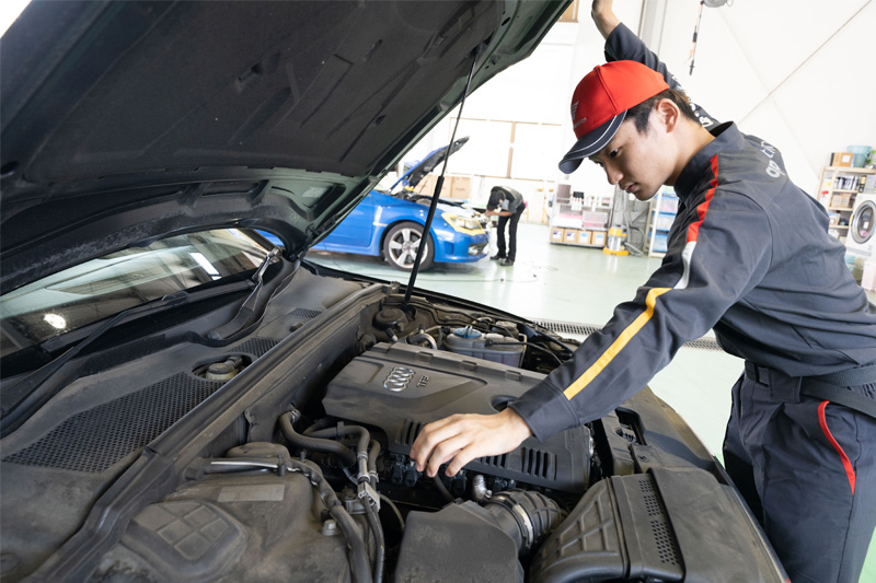 店舗にて事前点検